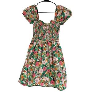 Copper Key Floral Mini Dress Size Small